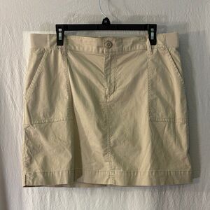 Lee Tan Skirt With Built In Shorts